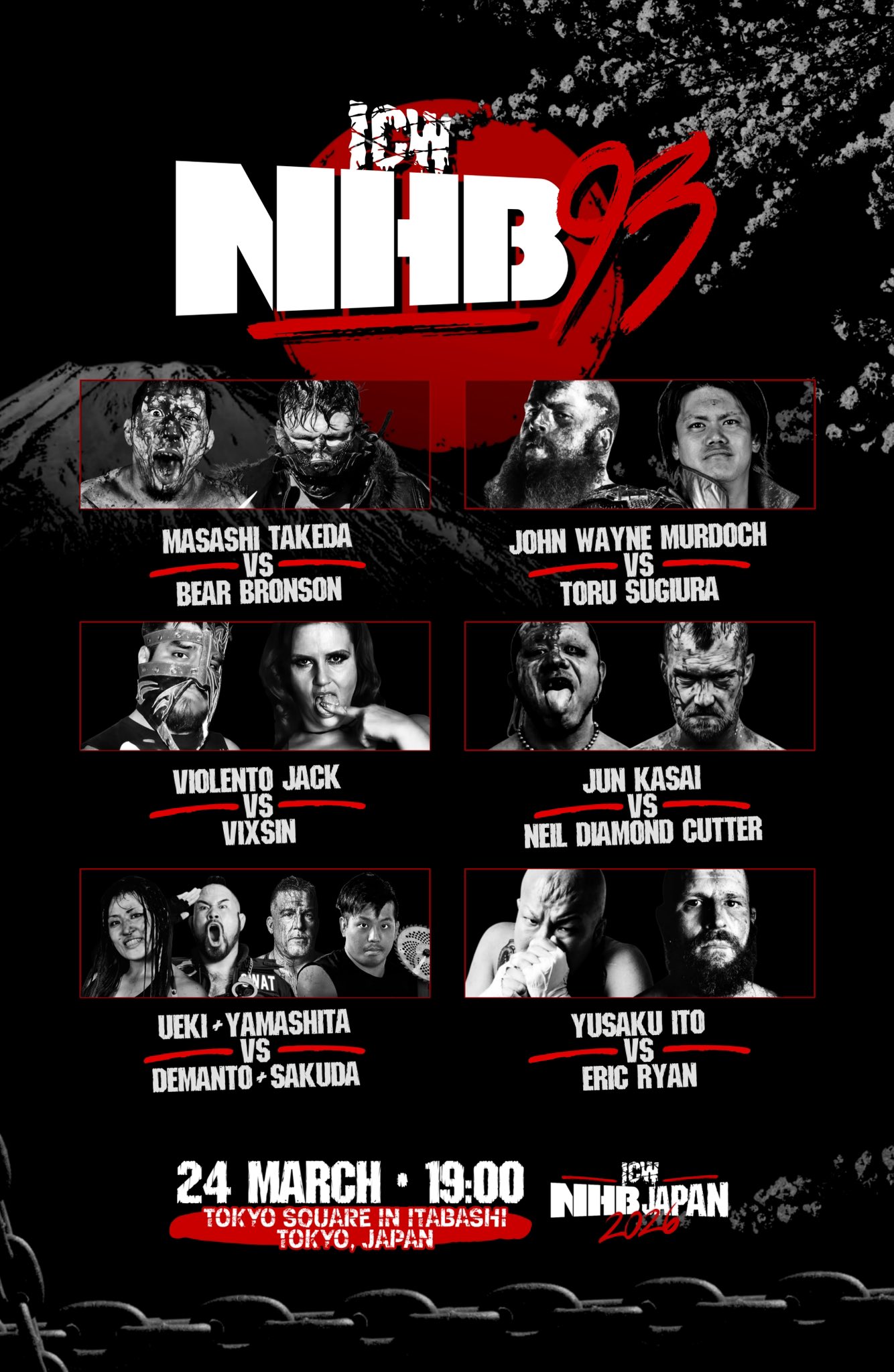 ICWNHB Japan tour 2026 東京大会初日